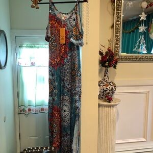 Grecerelle Floral Maxi Dress